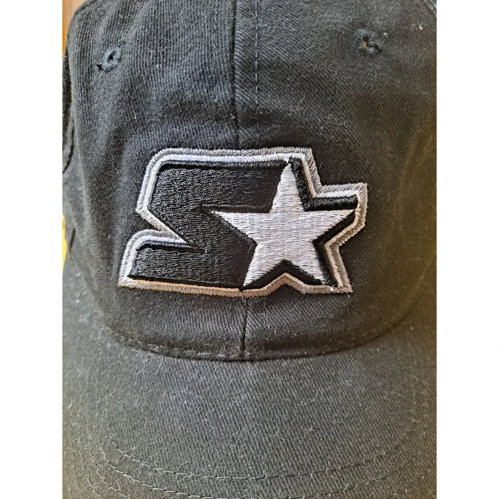 Starter Black Baseball Cap One Size‎ Cotton Casual Dad Hat